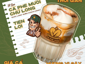 VÌ SAO CÀ PHÊ MUỐI CHÚ LONG "ĐƯỢC LÒNG" NHIỀU KHÁCH HÀNG ?